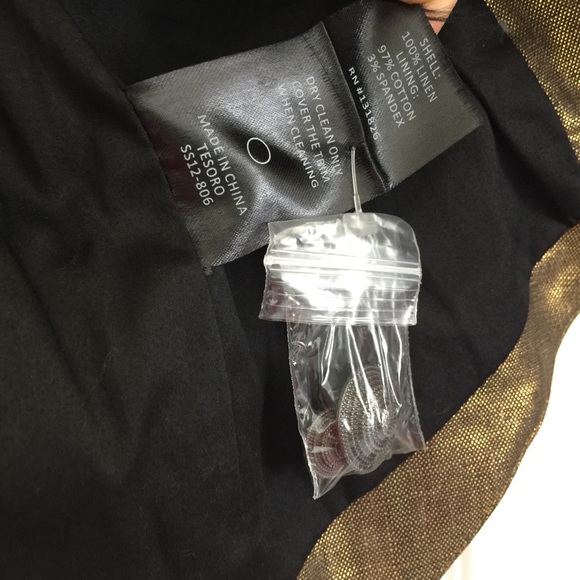 NWT MAAC LONDON Metallic Tuxedo Blazer - Picture 4 of 5